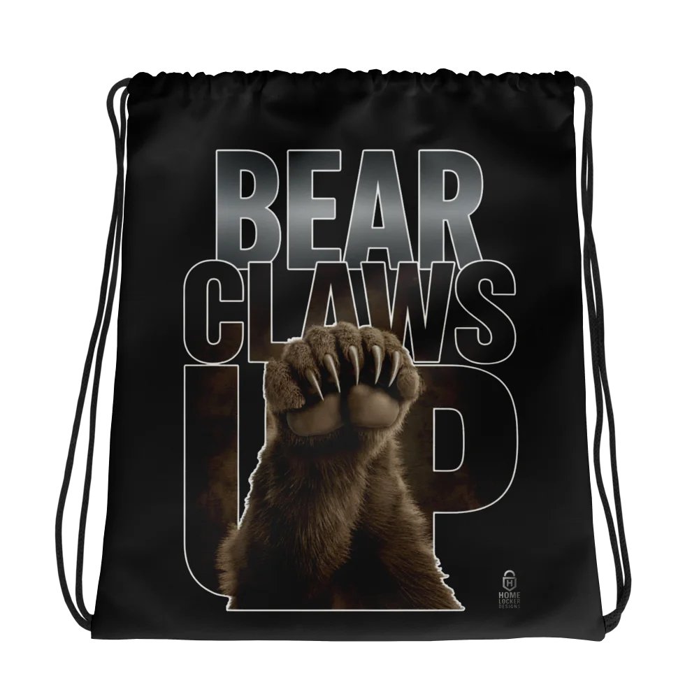 Bear Claws Up Drawstring Backpack | Chicago | Football | Home Locker product image (1)