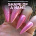 SHAPE OF A NAME - Soft Pink Jelly Flakie Nail Polish