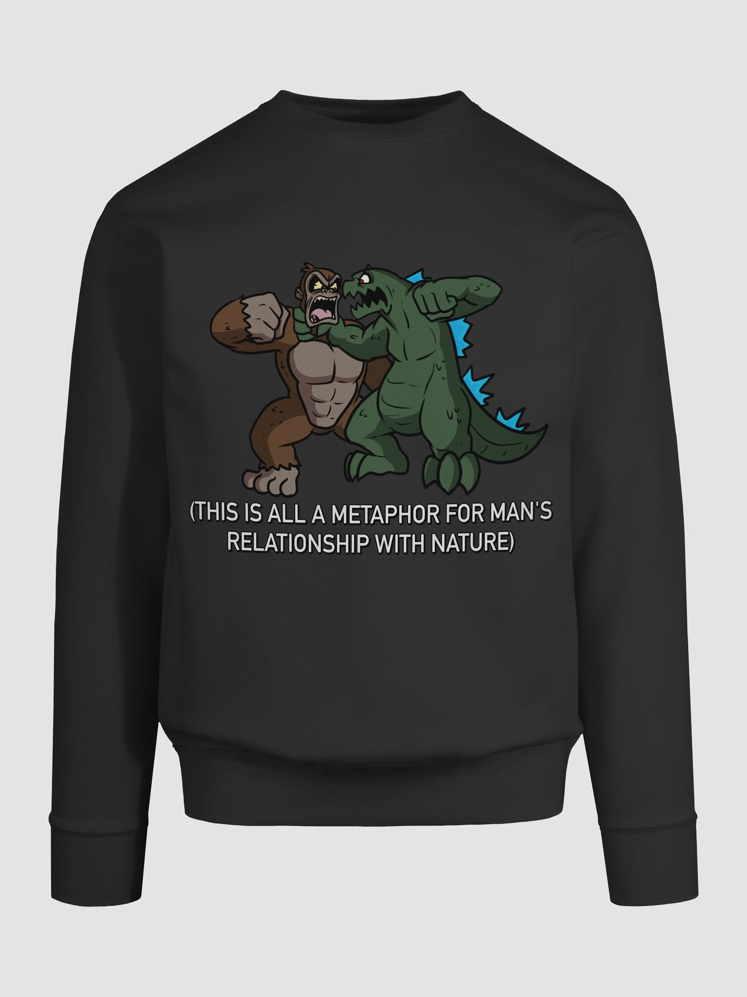Metaphor for Man's Relationship with Nature Sweatshirt product image (9)