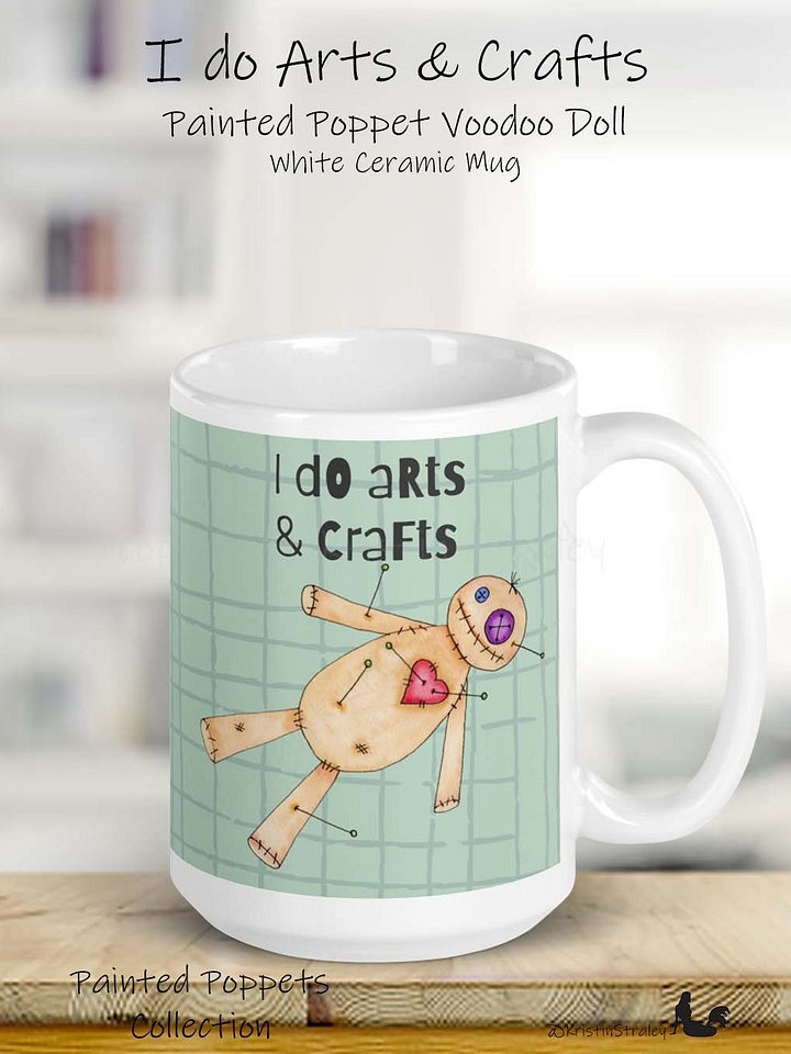 Painted Poppet Voodoo Doll Arts and Crafts Mug product image (1)