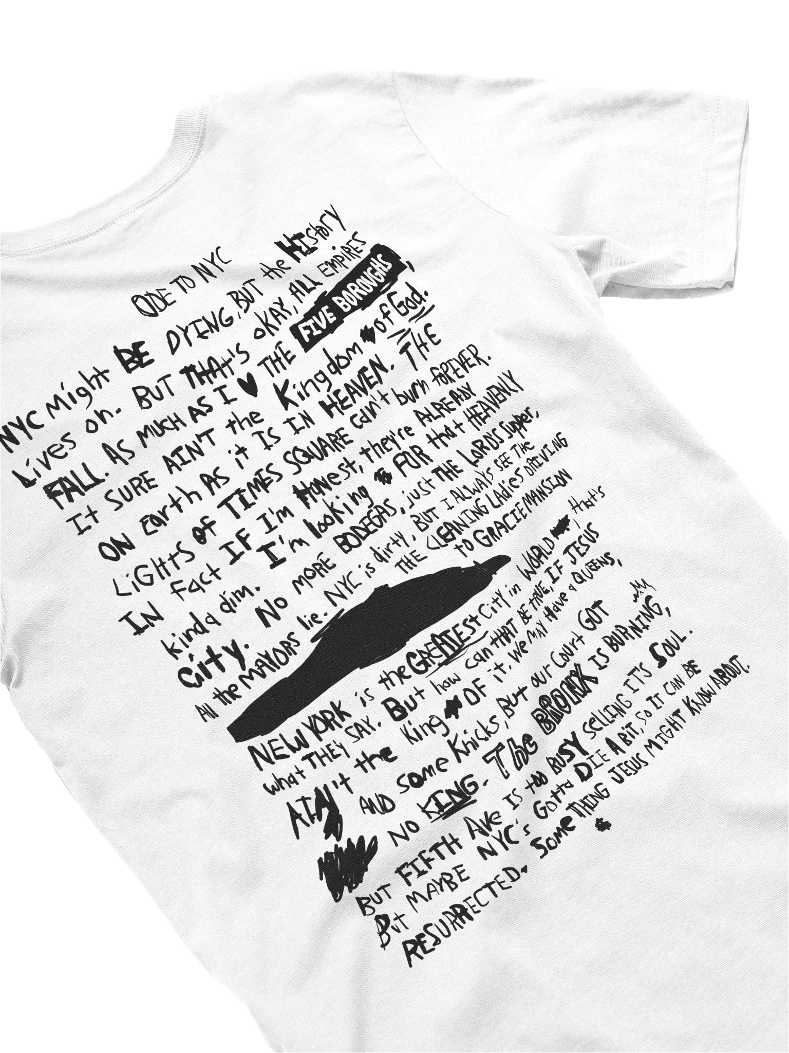 New York Graphic Tee(Back Design) product image (4)