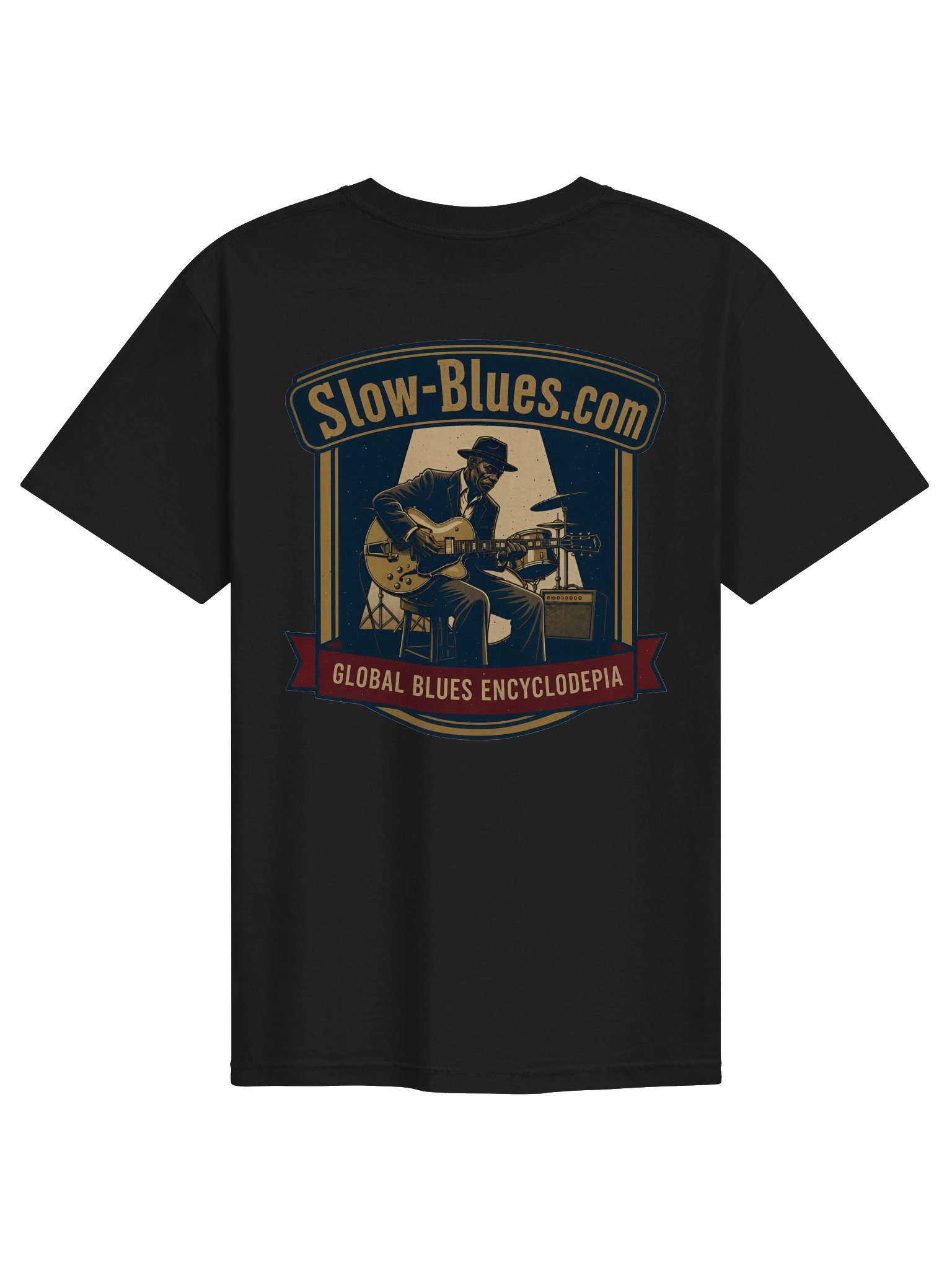 Slow Blues Vintage Logo Heavyweight Tee product image (2)