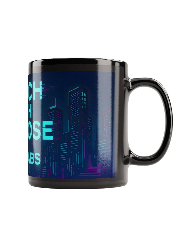Neon Cityscape Glitch Mug product image (1)