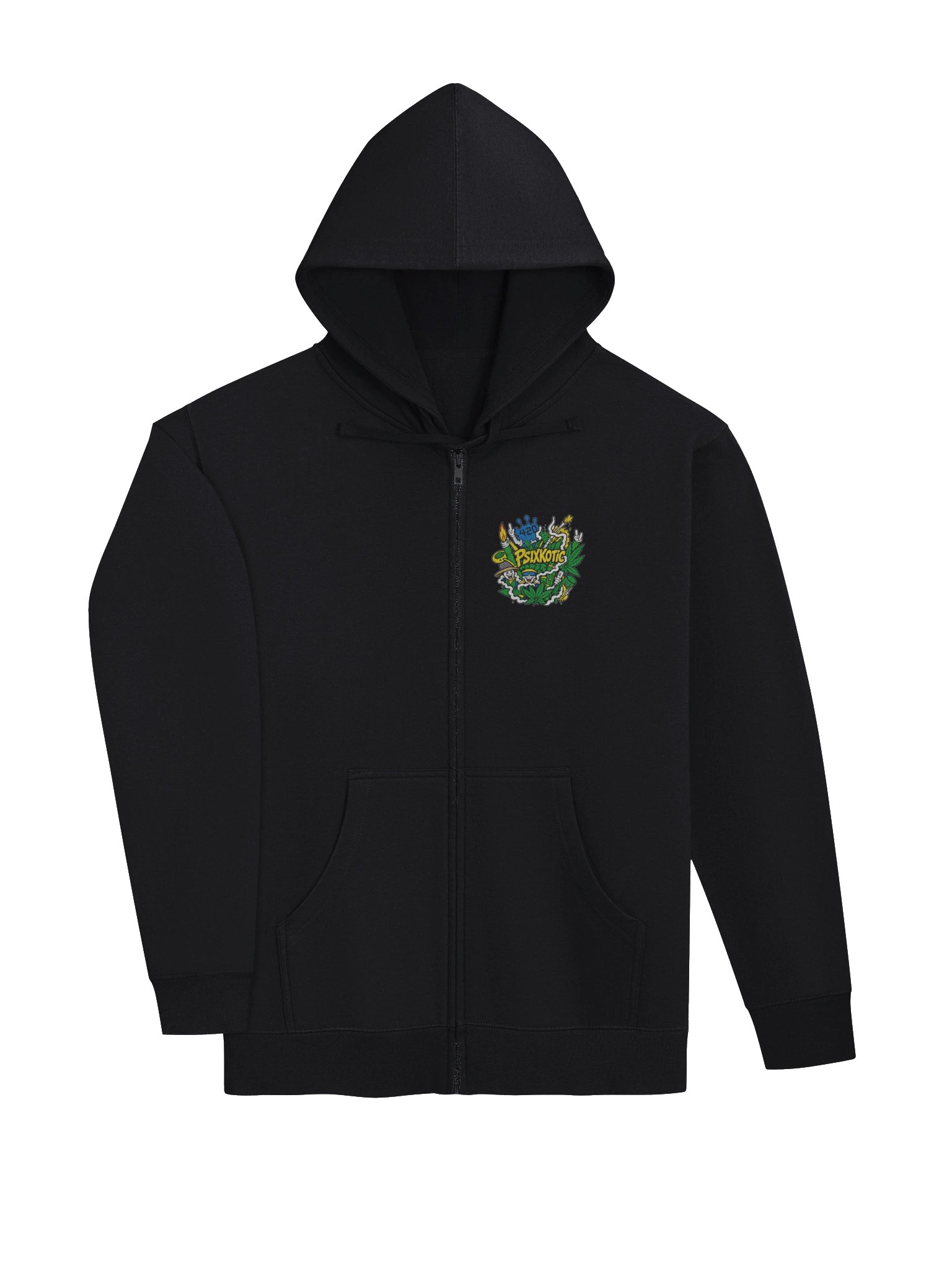Psixkotic 420 Zip-Up Hoodie product image (9)