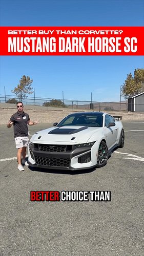Mustang or Corvette? Is the NEW 2026 Mustang Dark Horse SC a *better choice* over the Corvette Z06?

#ford #fordmustang #carr...