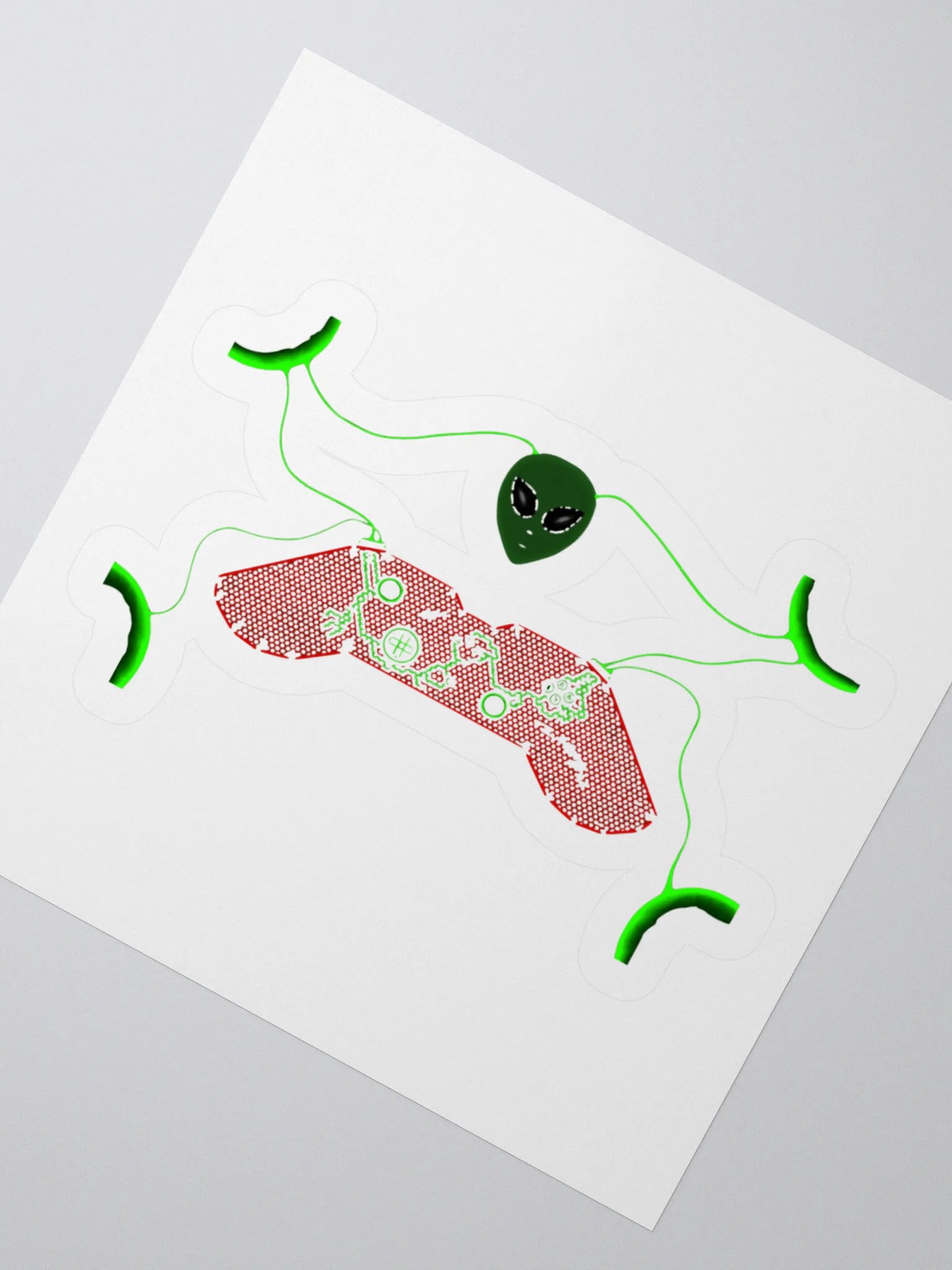 Alien Gaming Controller Sticker Pack product image (2)
