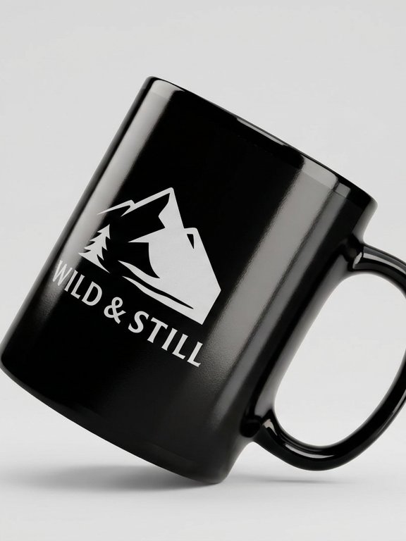 Black Glossy Mug product image (2)