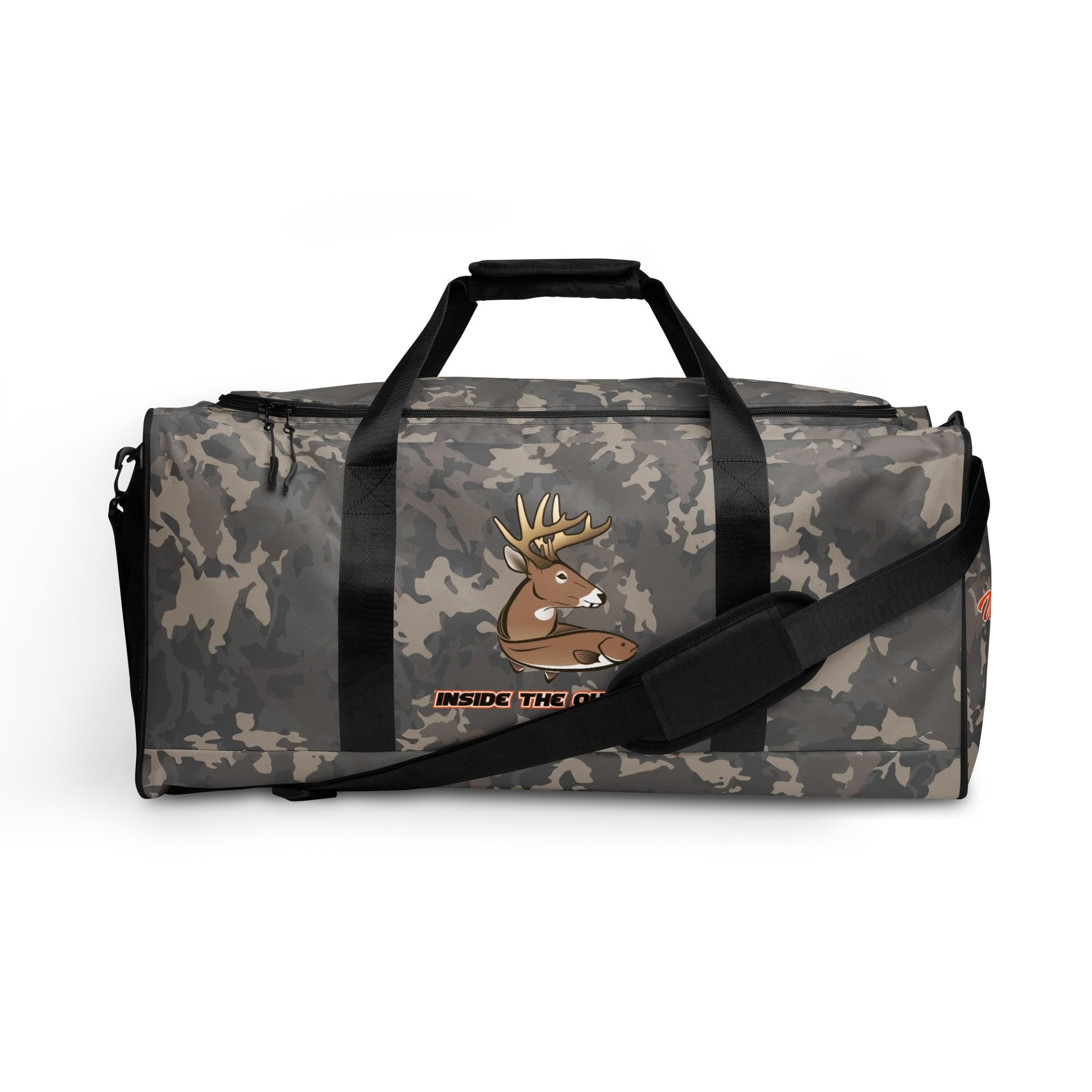 Custom Camo W/ Brown Duffle Bag product image (1)
