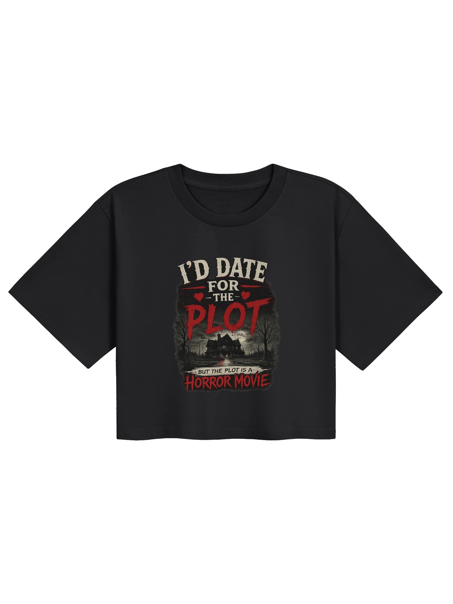 Horror Plot Date Crop Tee product image (5)