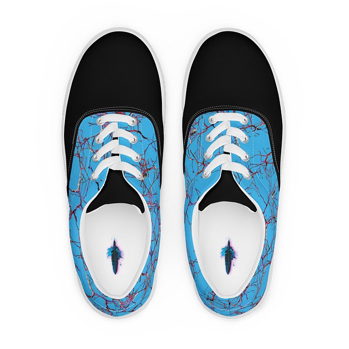 Neural Static // Low-Top Tech-Noir Sneakers product image (1)