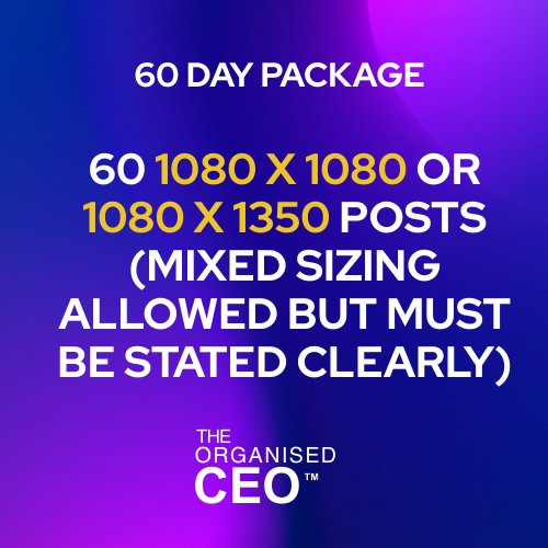 60 1080 X 1080 or 1080 X 1350 posts (Mixed sizing allowed but must be stated clearly) product image (1)