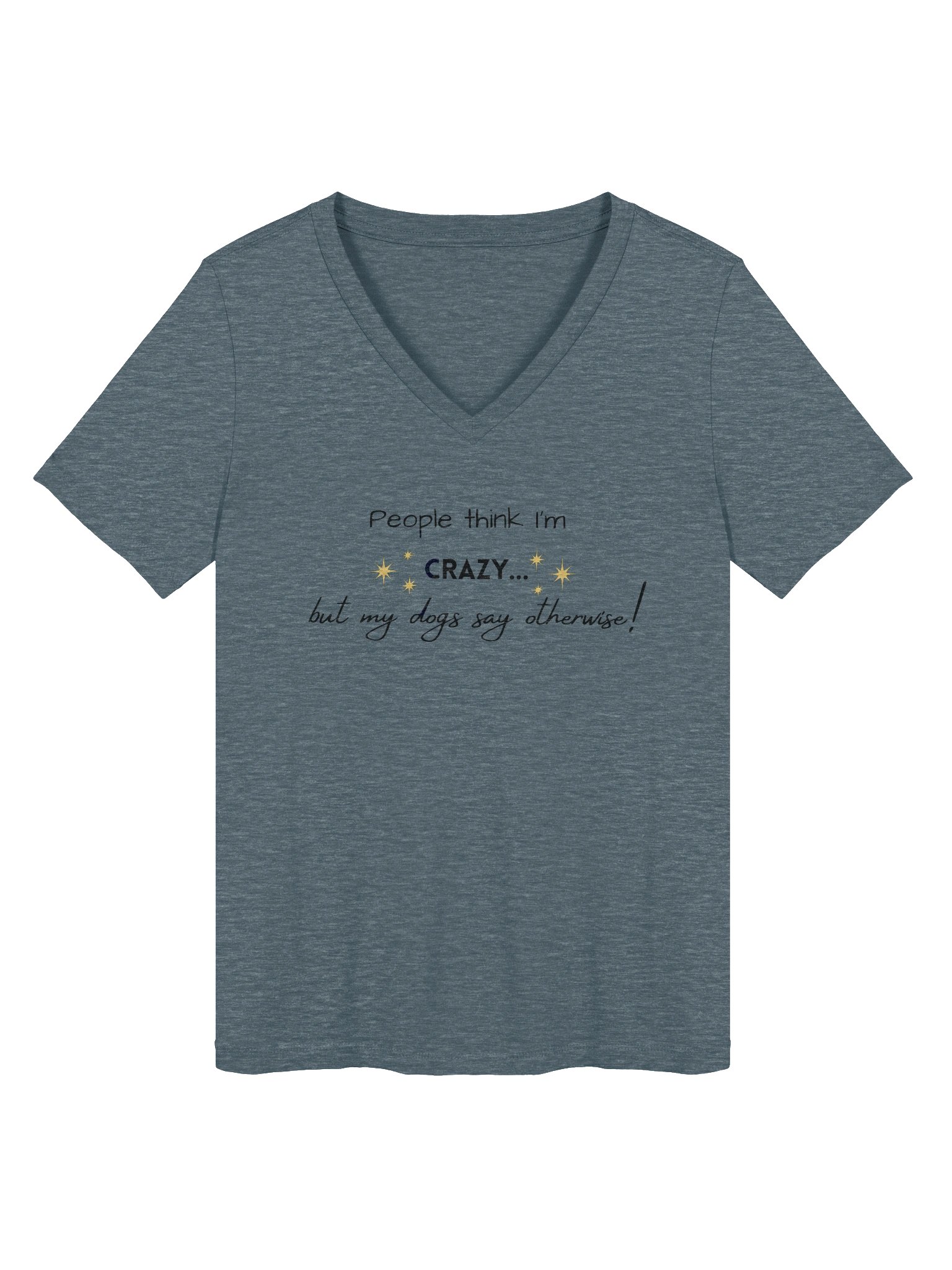 People Think I'm Crazy V-Neck product image (3)