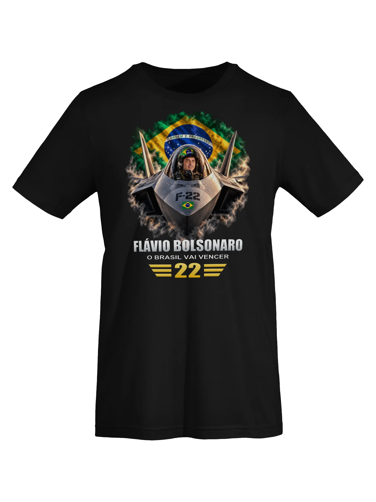 Bolsonaro F-22 T-Shirt - Letras Brancas product image (5)