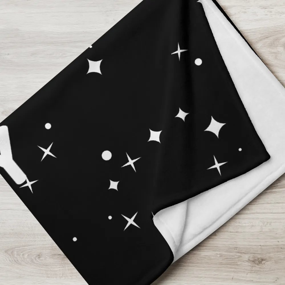 Throw Blanket ⚫️ Text me when you get lonely (153 × 203 cm) product image (5)