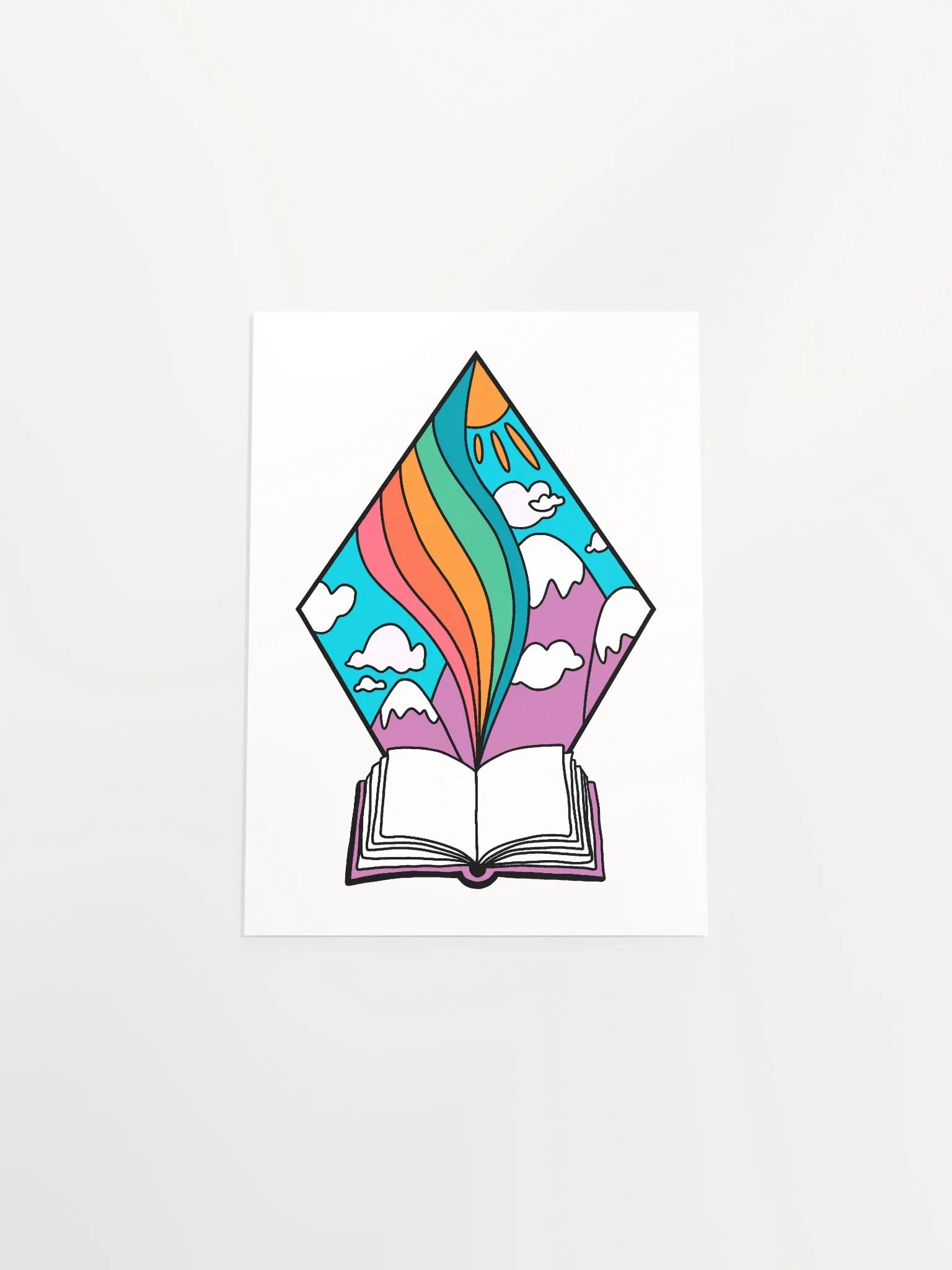 Books Open Your World Up Art Print product image (22)