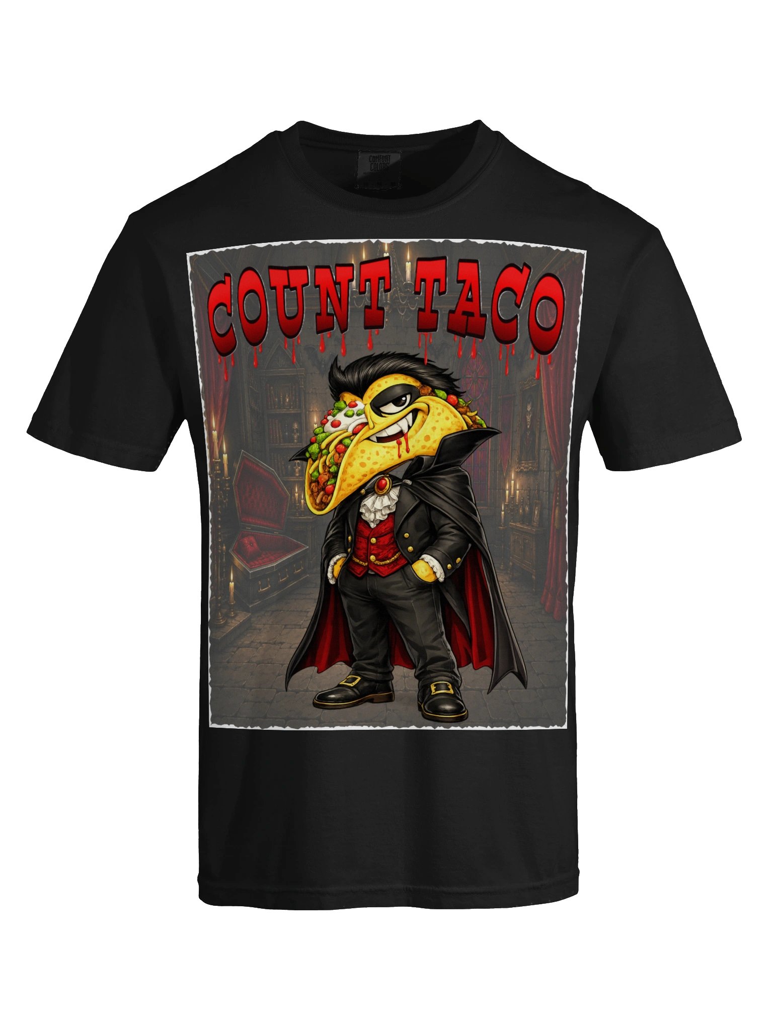 CountTaco Gothic Vampire Tee - The Taco Family product image (60)