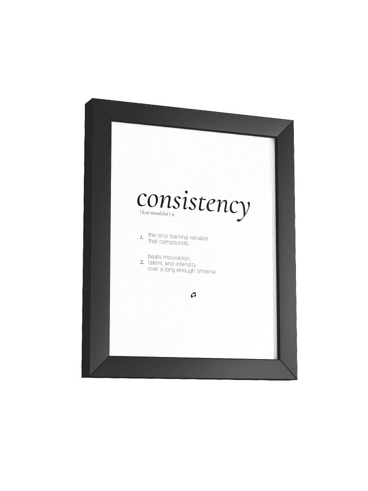 Consistency, Defined. | OPEX Framed Print product image (25)