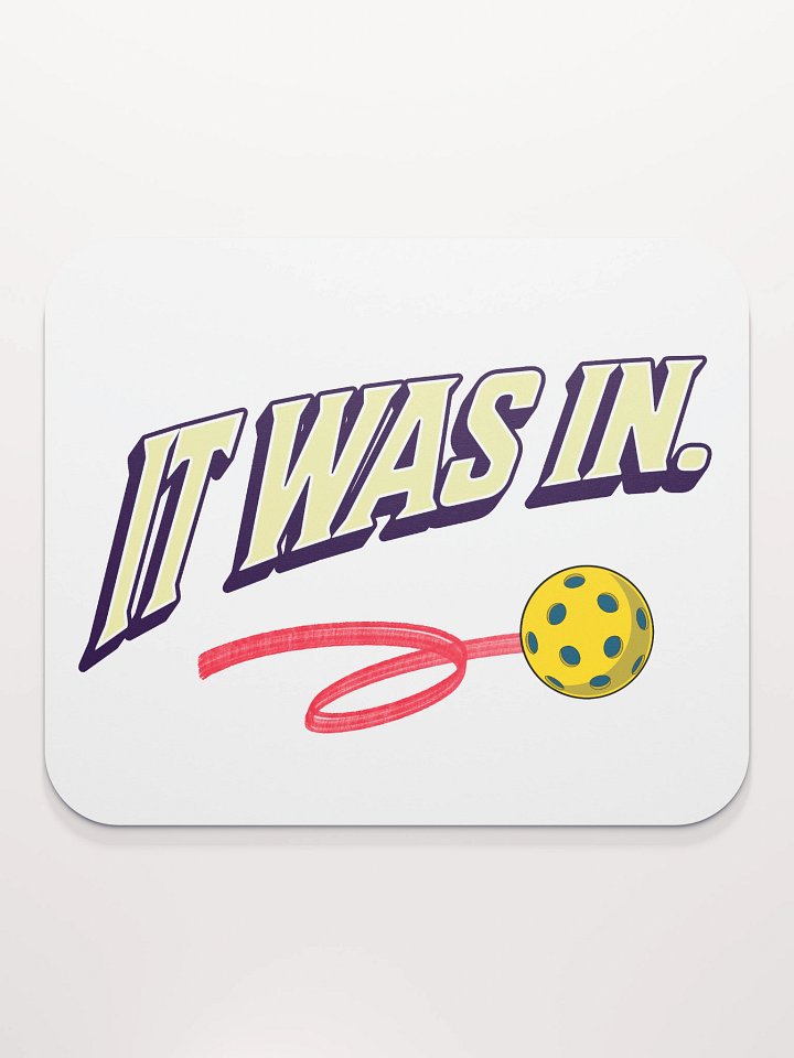 It Was In Pickleball Retro Movement Mouse Pad product image (2)