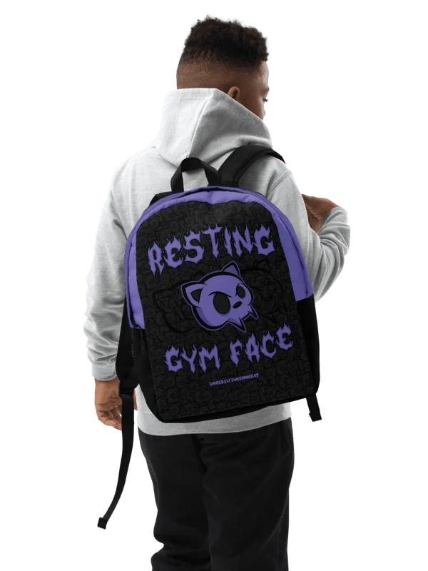 Resting Gym Face Backpack product image (6)