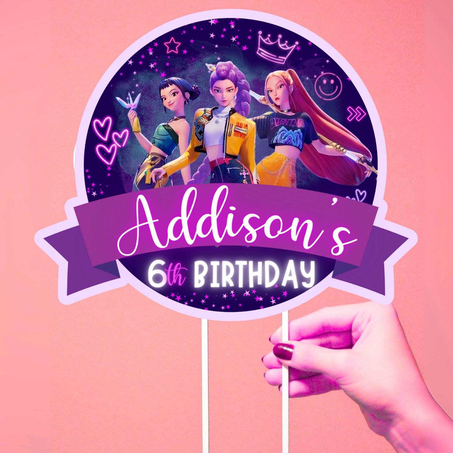 K-Pop Demon Hunters Cake Topper product image (2)