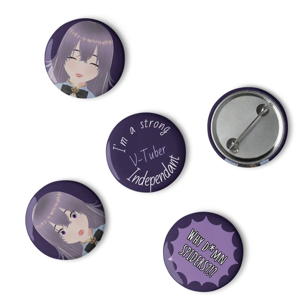 Virtual Vibe Pin Button Set product image (15)