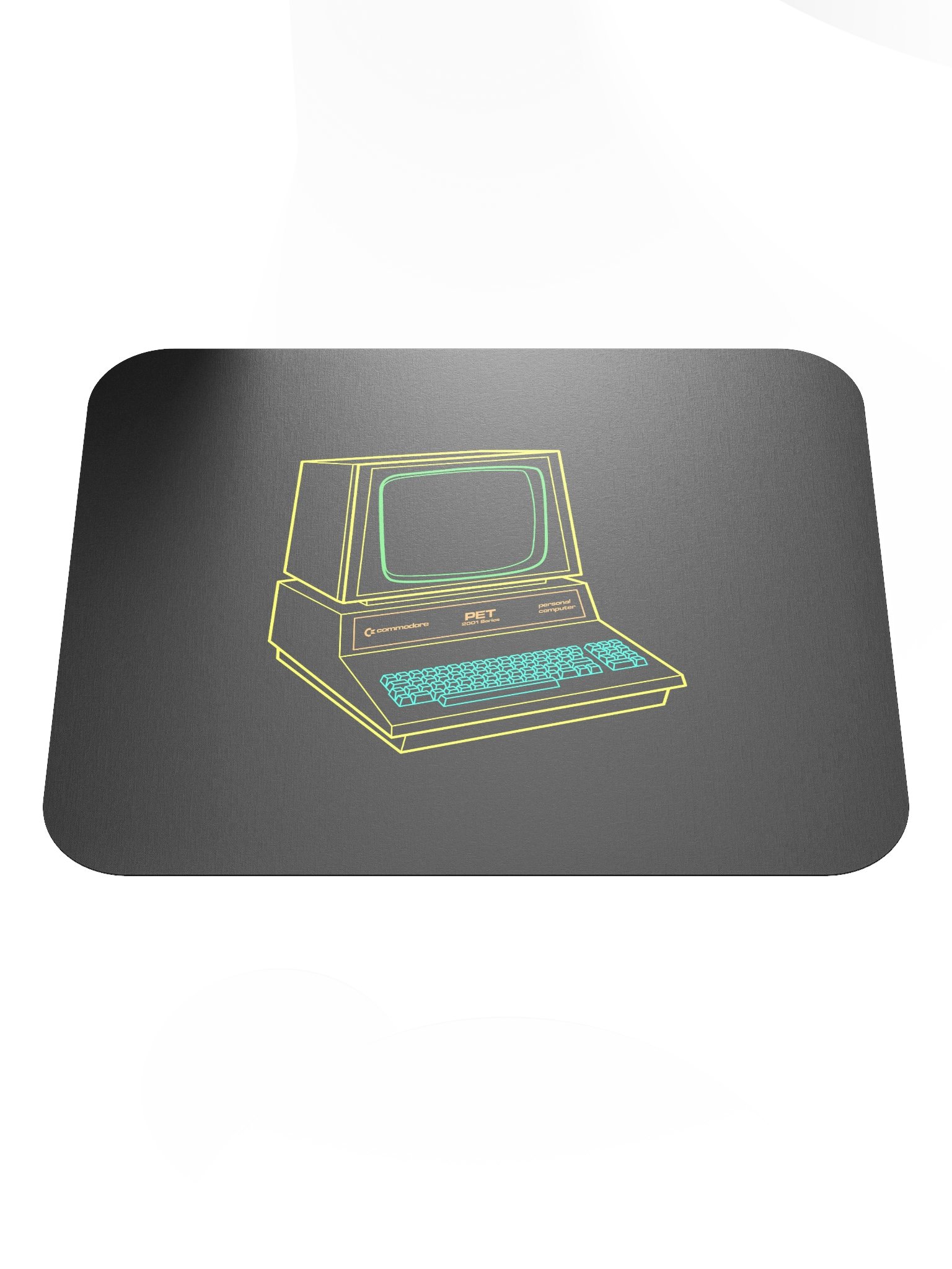 Black Commodore PET Computer Line Art Mouse Pad product image (1)