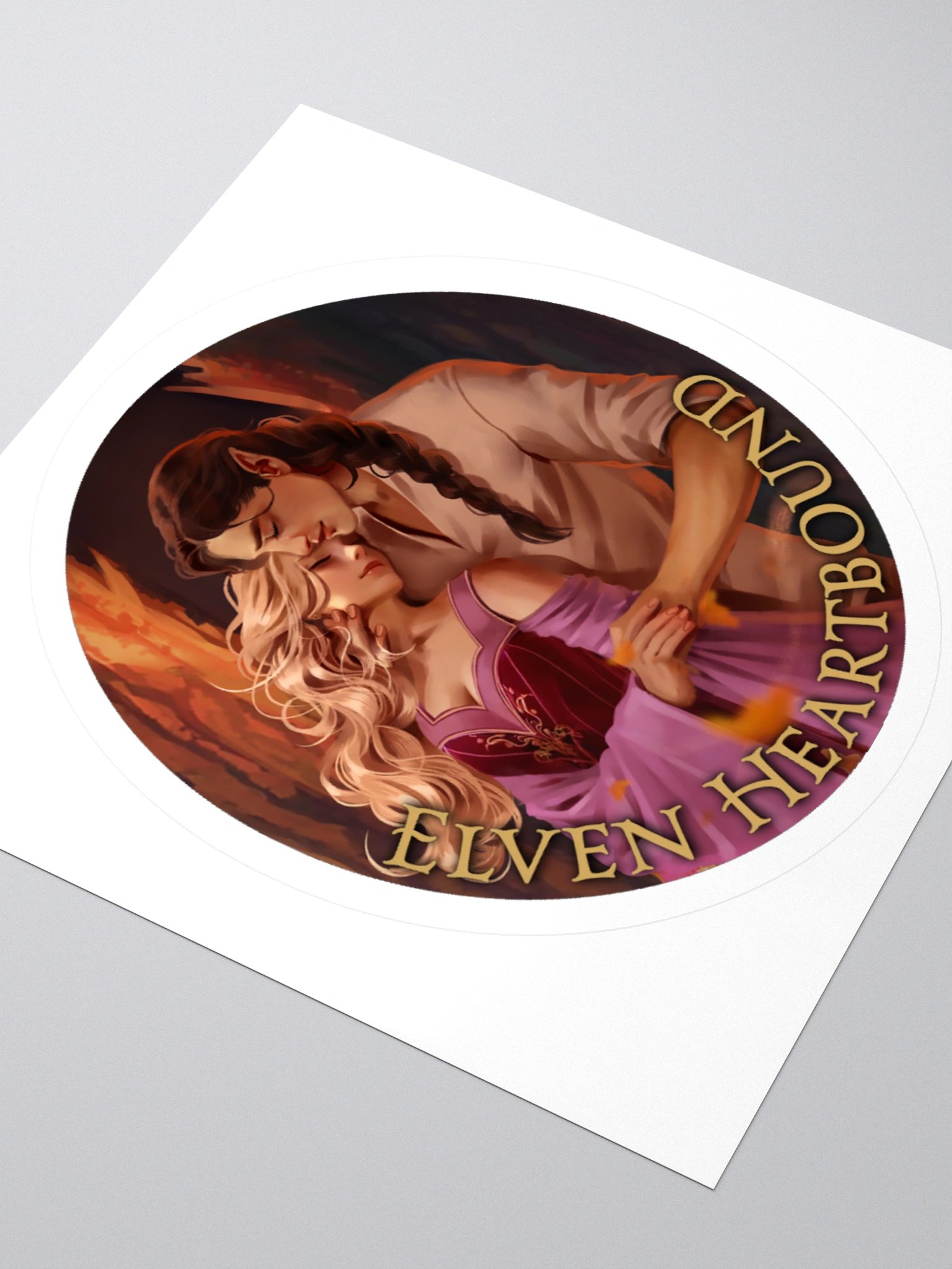 Elven Heartbound Sticker ~ Tharios & Viala product image (8)