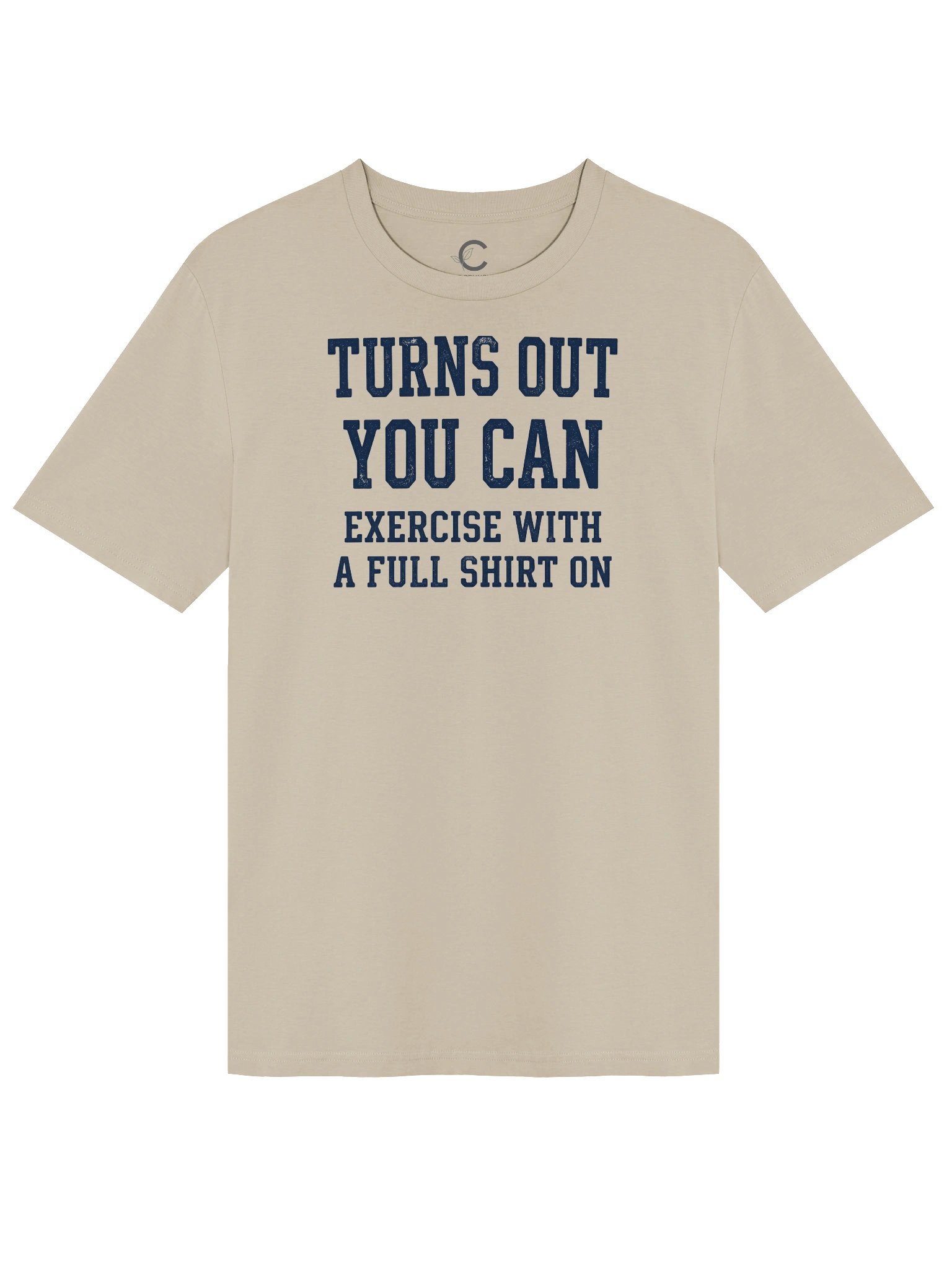 Good Clean Fun: "Exercise With A Shirt 2" Organic T-Shirt product image (4)