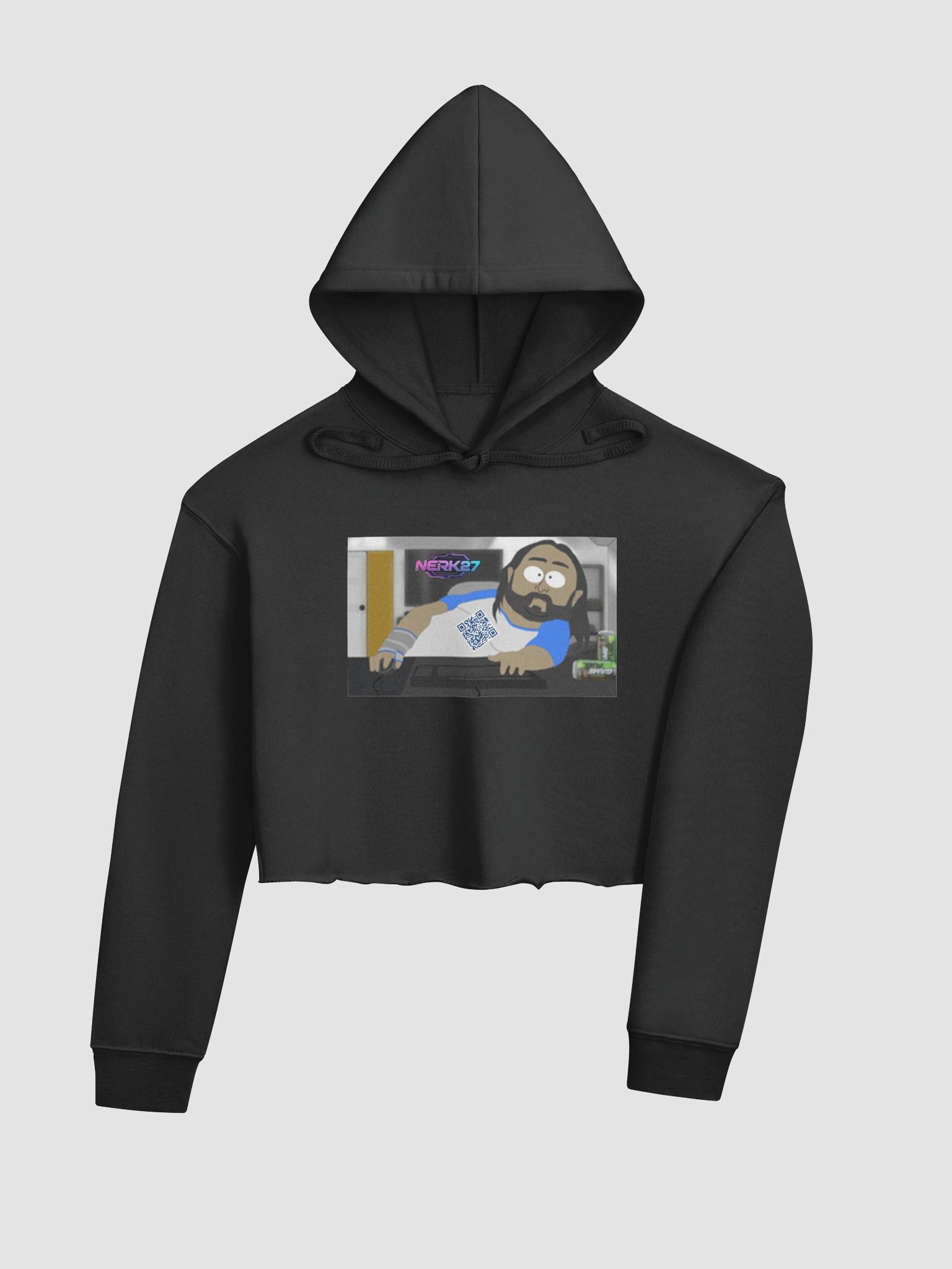Nerk27 Animated Character Crop Hoodie product image (4)