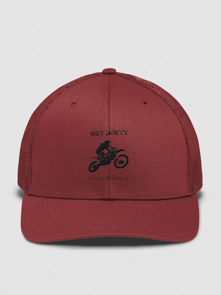 Get Dirty, Dirt Bike Trucker Hat product image (2)