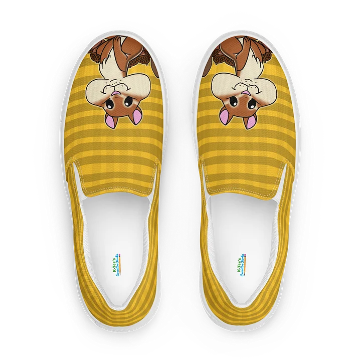 "Cheeky Chipmunk" - Women's Slip-On Canvas Shoes product image (1)