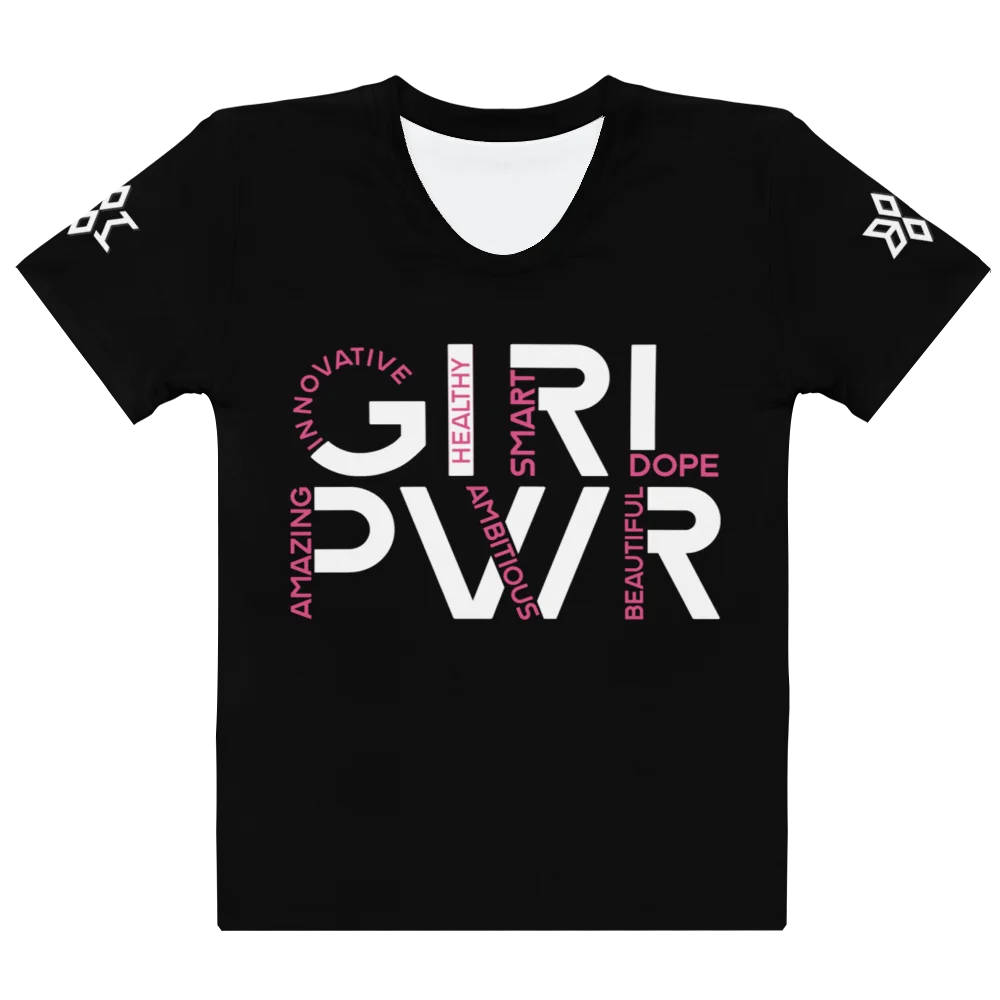 GIRL PWR Word Art Tee Black product image (5)