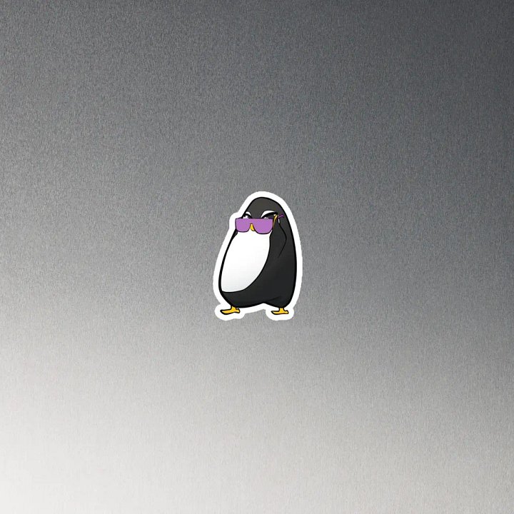 Diva Penguin Die-Cut Magnets product image (2)
