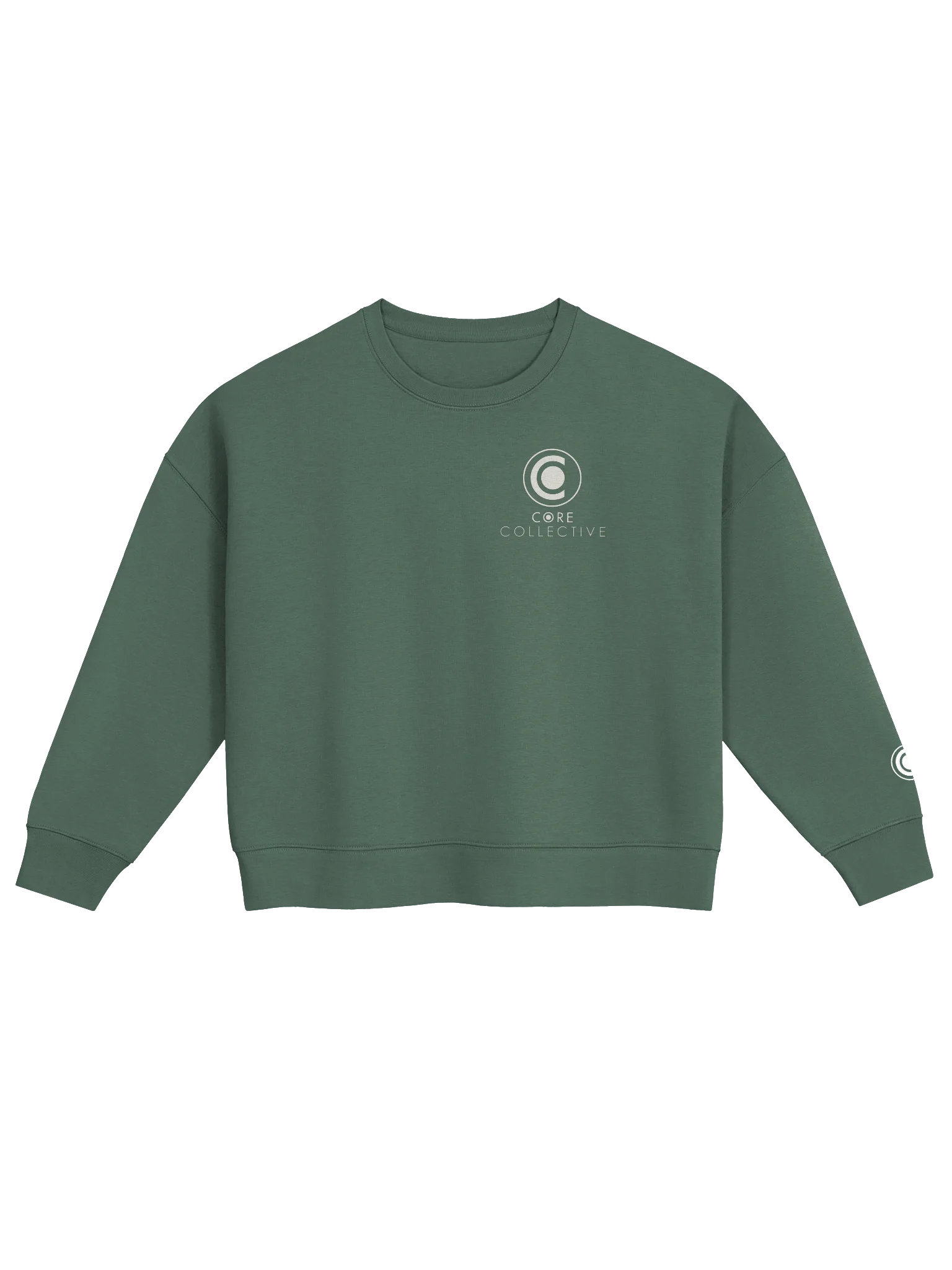 Green Crewneck Sweatshirt Change Happens Through Movement product image (1)