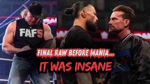 This wasn’t just Raw… this was PURE CHAOS.

And yeah… this might’ve been my LAST show in Sacramento. #wrestlemania #wwe #Raw
...
