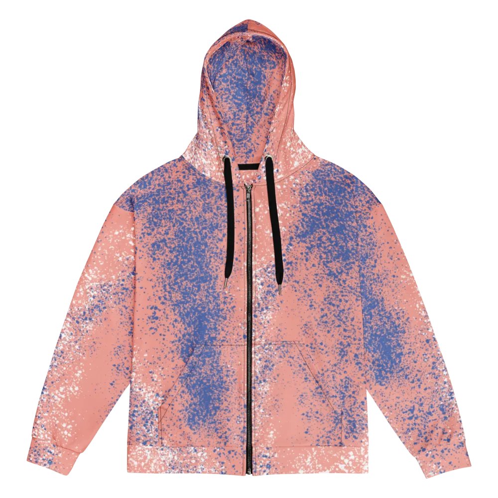 "Splash 3" Dreamy Speckled Bliss Zip Hoodie product image (1)