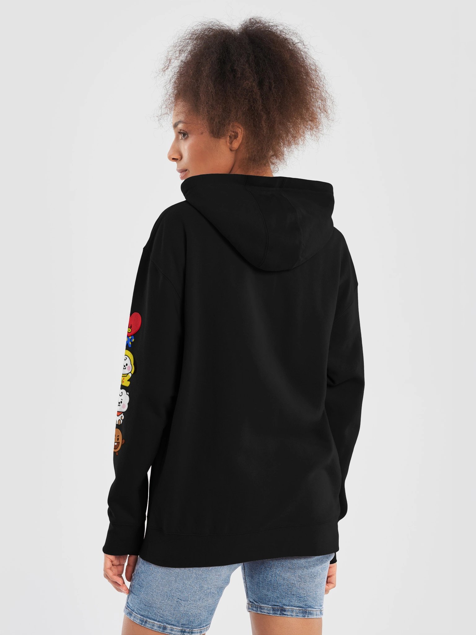 Sudadera con capucha unisex premium Cotton Heritage de algodón BTS product image (22)