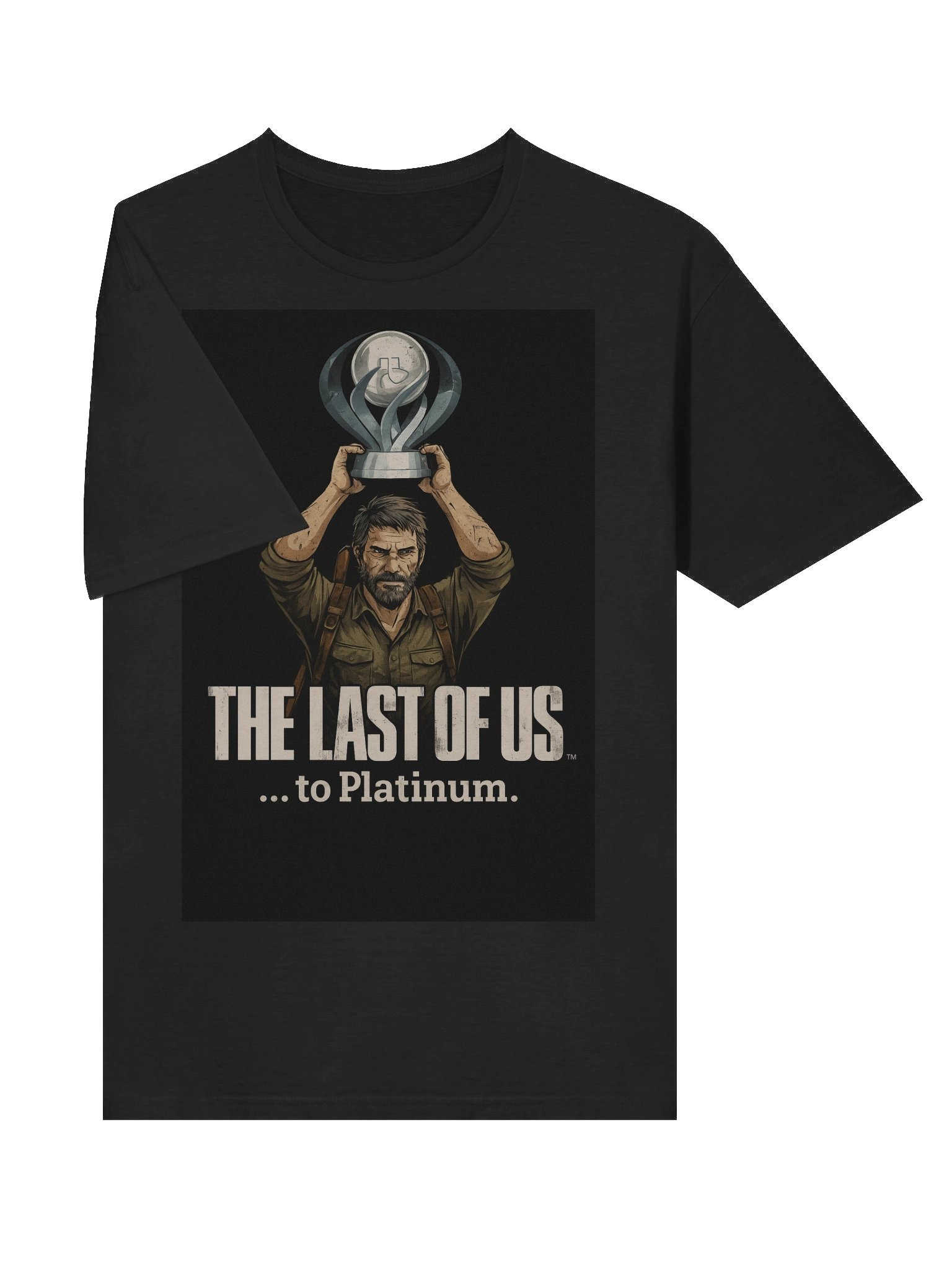 The Last of Us… to Platinum – PlayStation Trophy Hunter Gamer T-Shirt product image (5)