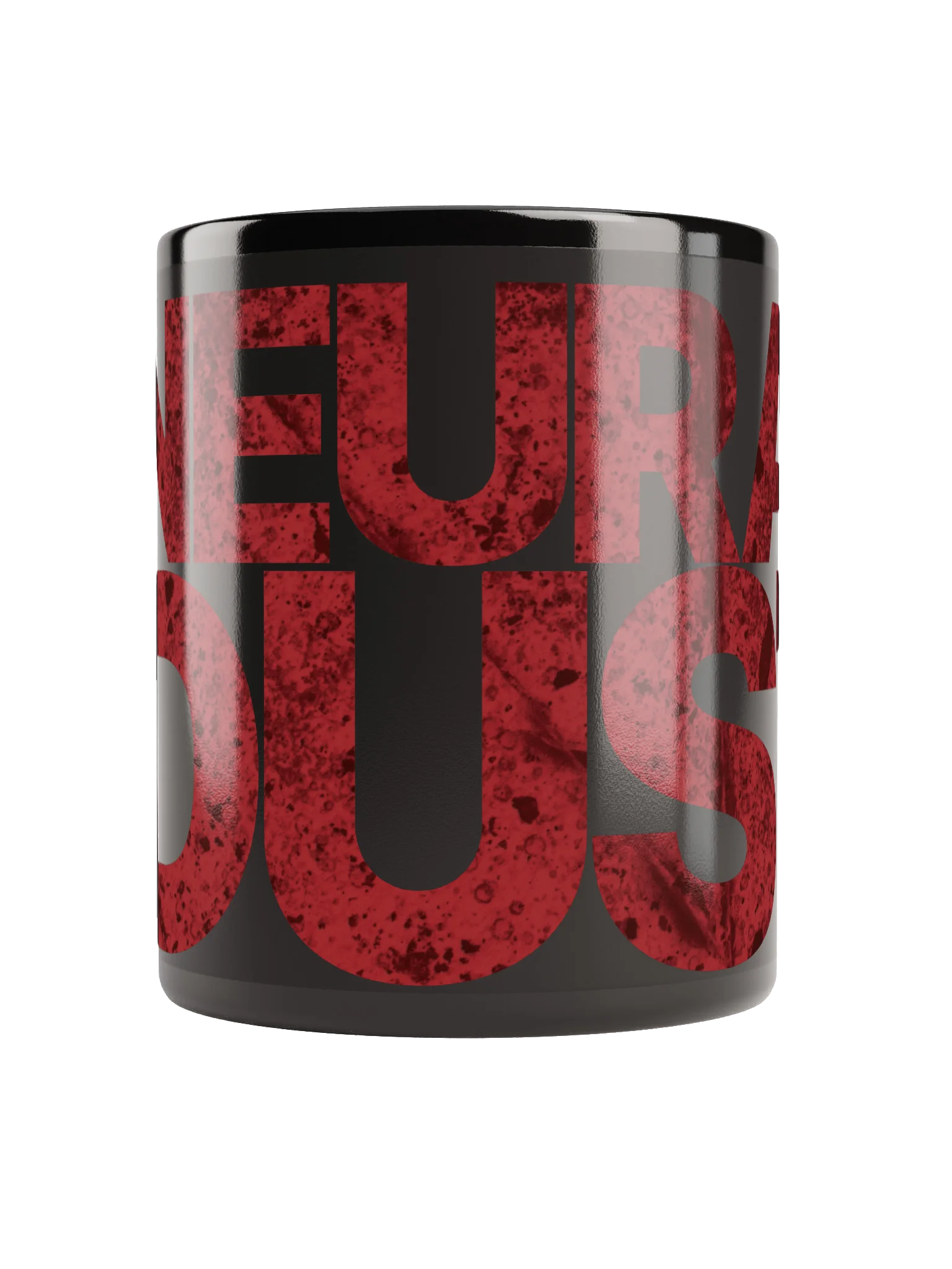 NEURAL DUST Black Glossy Mug product image (6)