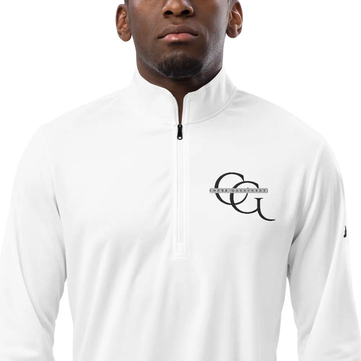 CG White Half Zip Pullover product image (1)