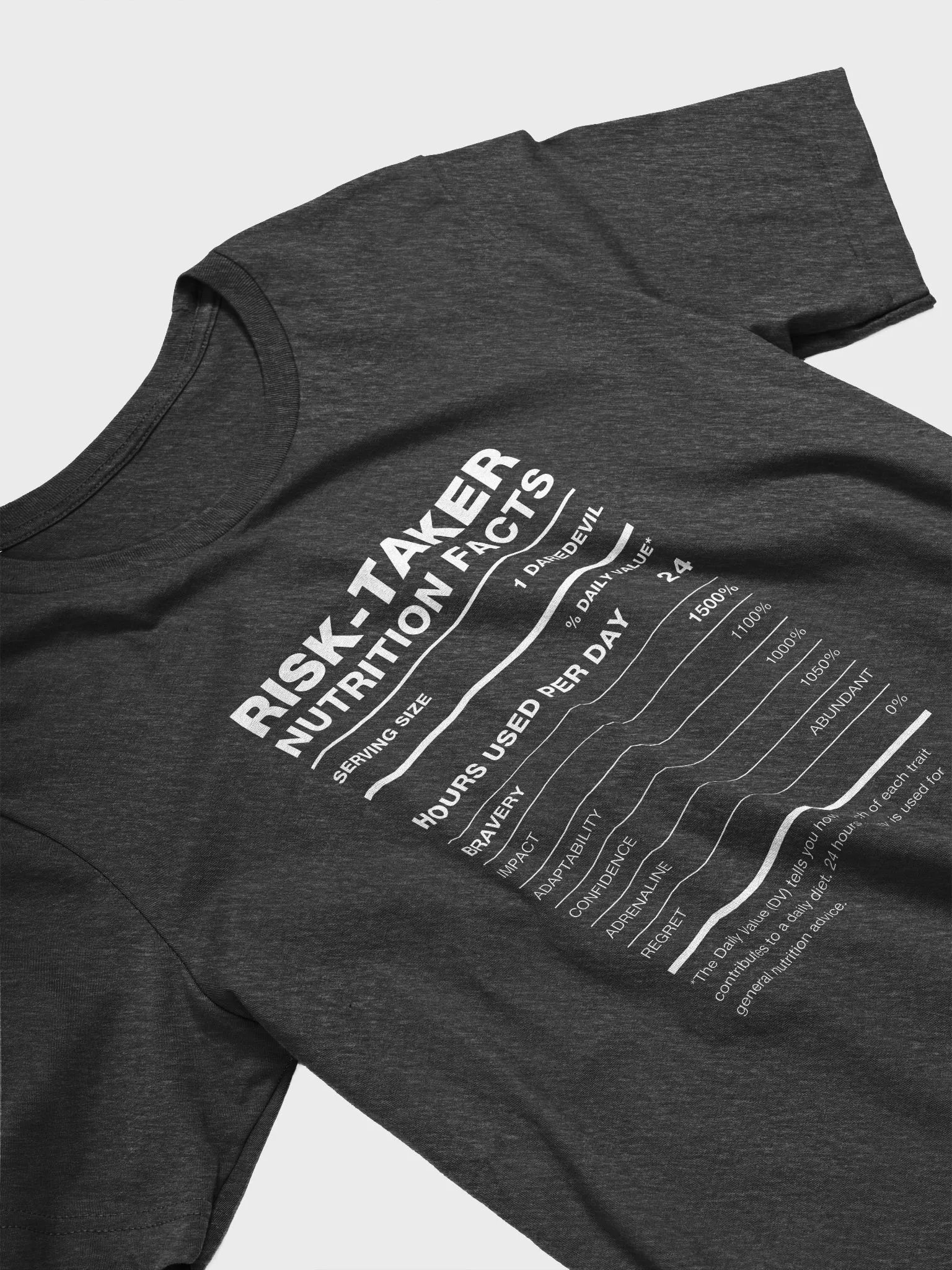 RISK-TAKER Nutrition Facts Supersoft Tee product image (24)