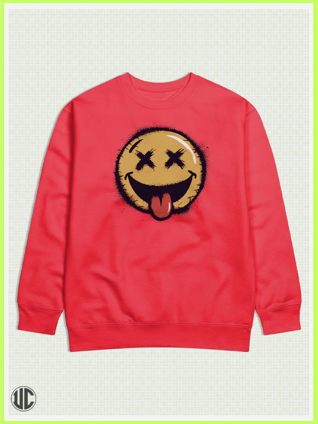 Skater Sweatshirt - X Smiley - UnkoCon Original product image (2)