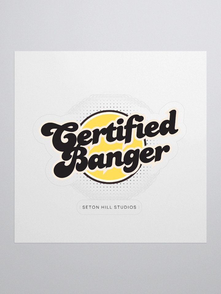 Certified Banger Splash Kiss Cut Stickers product image (1)