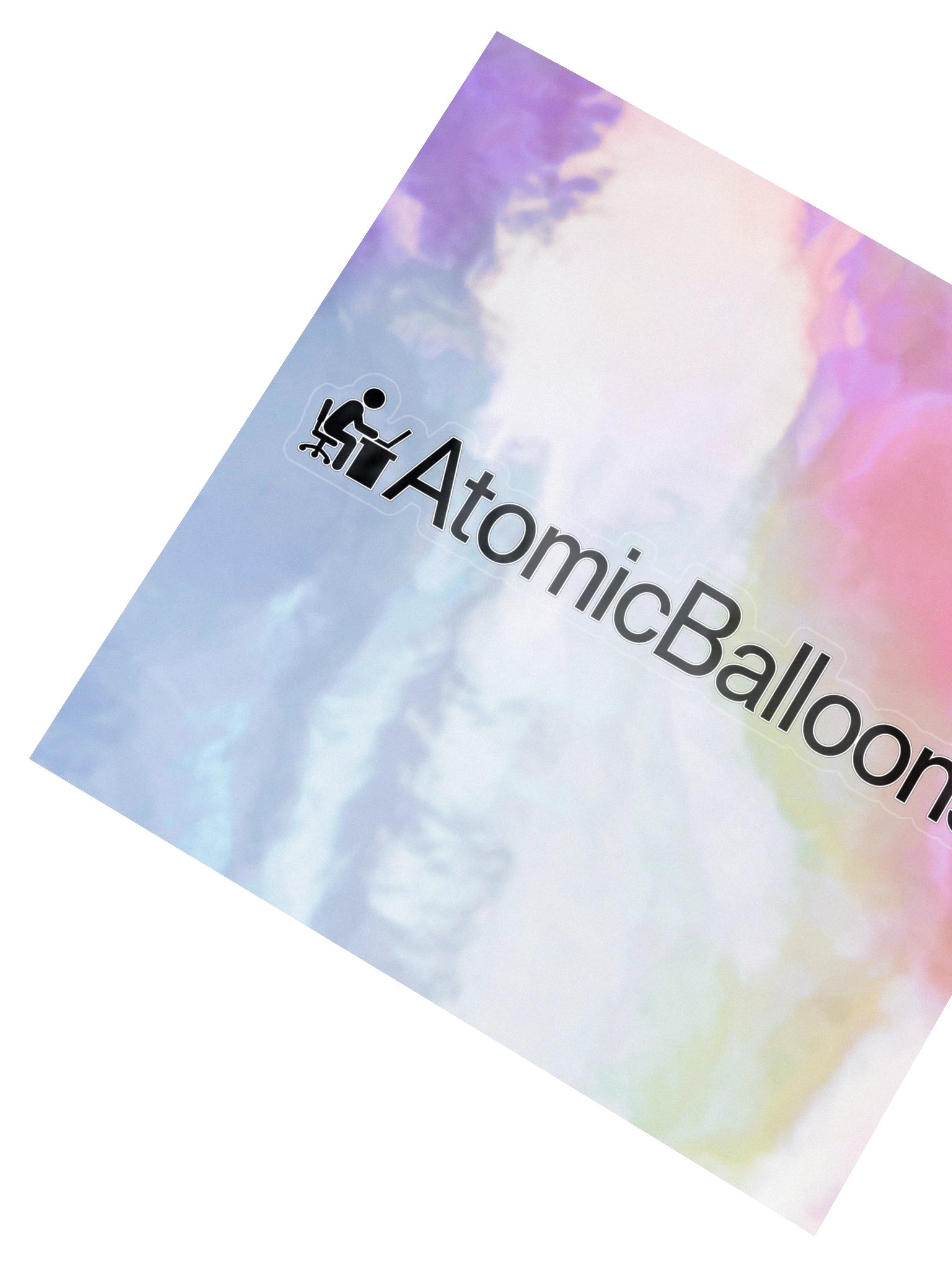 Atomic Balloons Holographic Sticker Sheet product image (2)