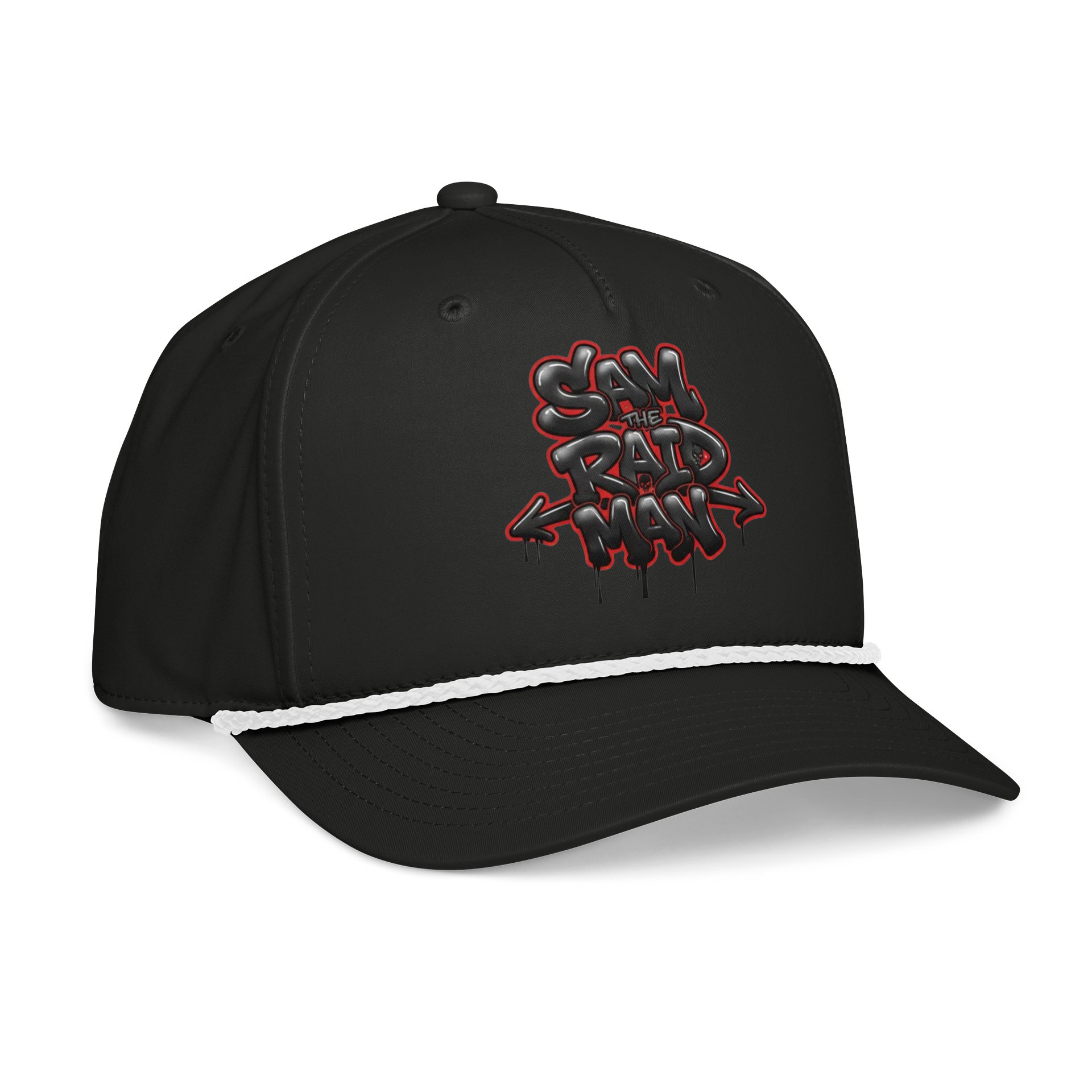Graffiti Rope Hat (Black) product image (4)