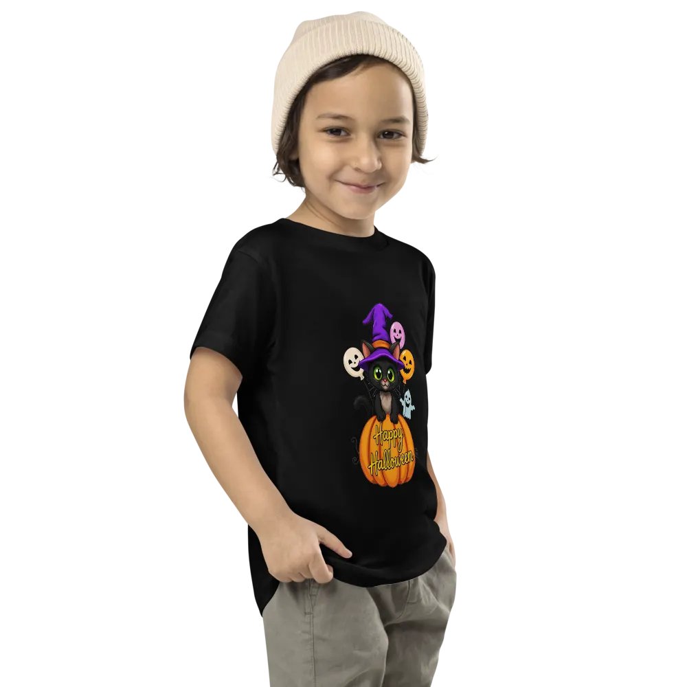 Witchy Sitting Pumpkin Cat T-shirt product image (8)