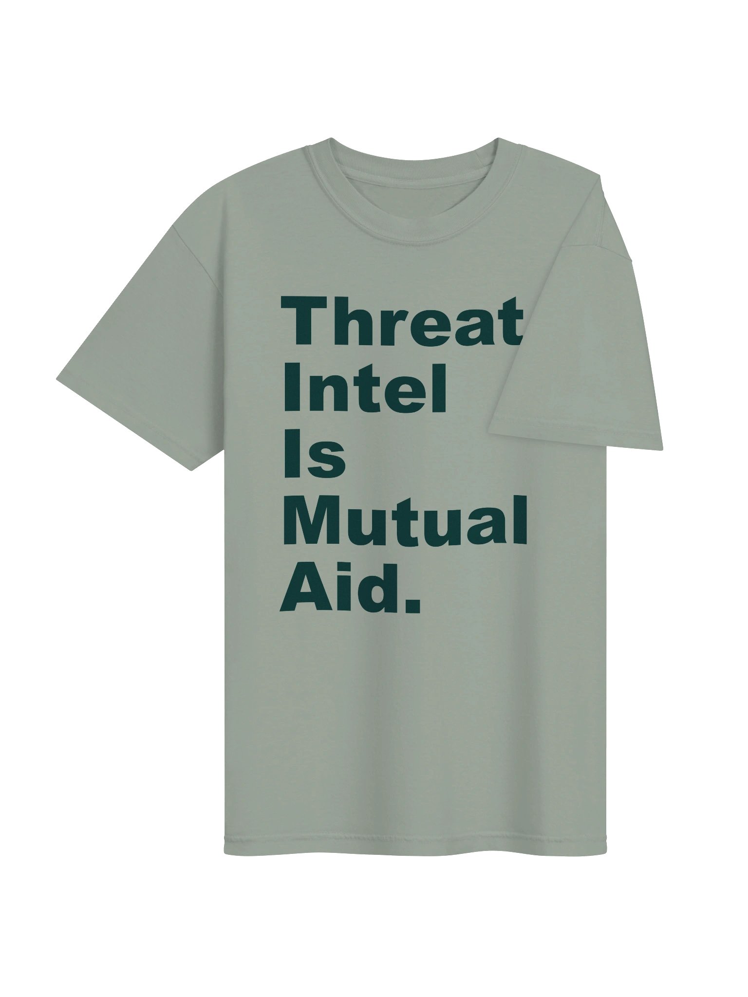Threat Intel Is Mutual Aid Light Tee product image (4)