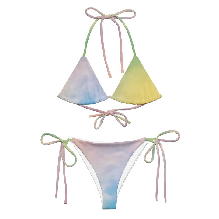 Blur cloud rainbow Design String Bikini - V10 product image (1)