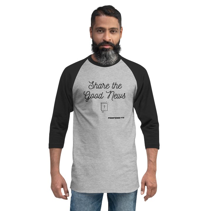 Good News Script Raglan Tee product image (10)