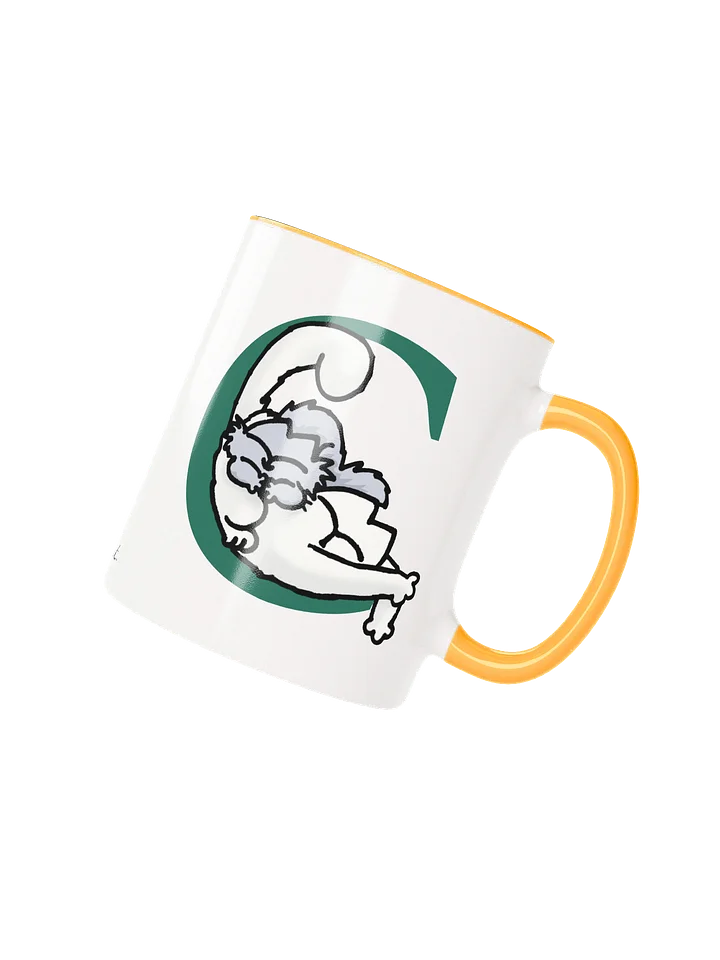 Cat Monogram Mug - C product image (1)